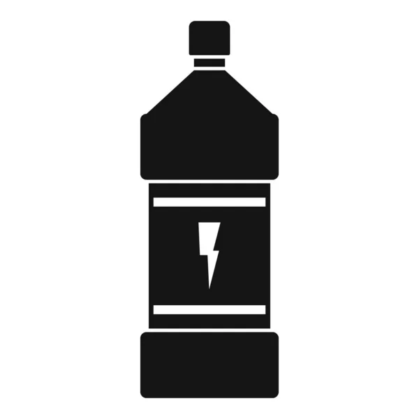 Icono de botella de refresco de energía, estilo simple — Archivo Imágenes Vectoriales