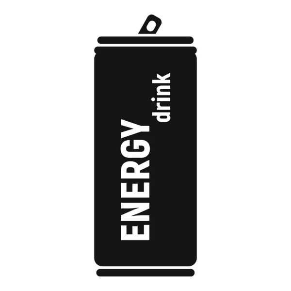 Icono de bebida de energía tónica, estilo simple — Vector de stock