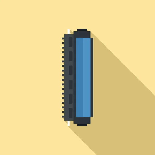 Toner cartridge icon, flat style — 图库矢量图片