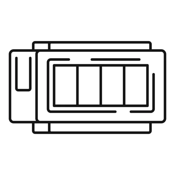 Cartridge accessory icon, outline style — Stockvektor