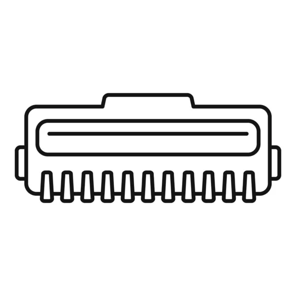 Laser cartridge icon, outline style — 图库矢量图片