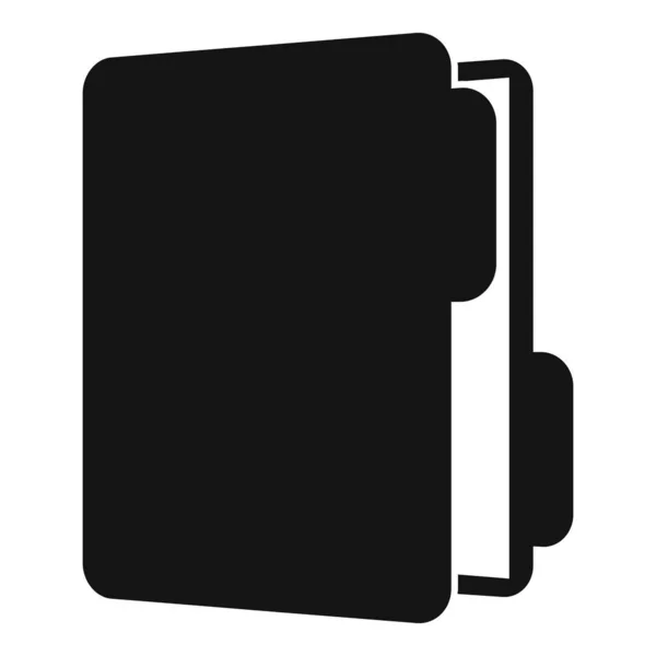 Inventory folder icon, simple style — Stockový vektor