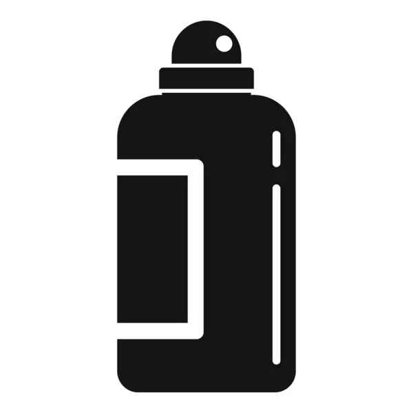 Plastic bottle icon, simple style — Stock Vector