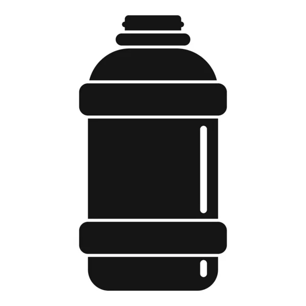 Plastic shaker icon, simple style — Stock Vector