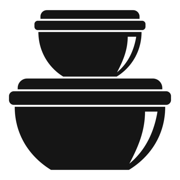 Product container icon, simple style — Stockvektor