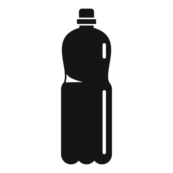 Plastic carry bottle icon, simple style — Stock Vector