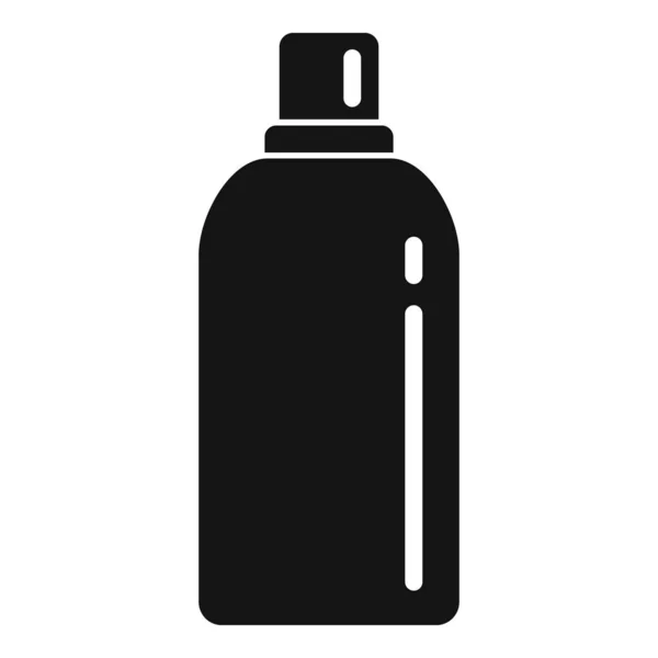 Plastic toilet cleaner bottle icon, simple style — Stock Vector