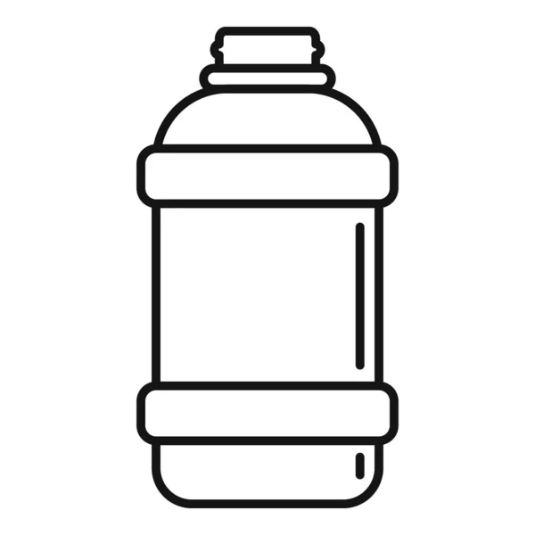 Plastic shaker icon, outline style — 스톡 벡터