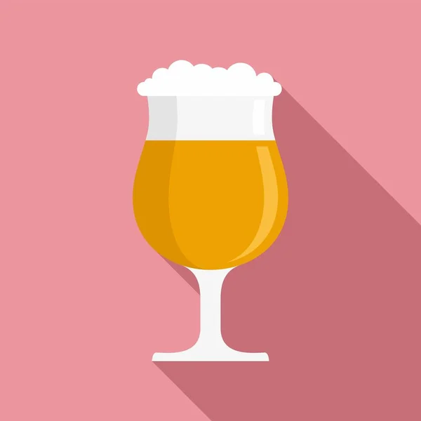 Swiss beer icon, flat style — 图库矢量图片