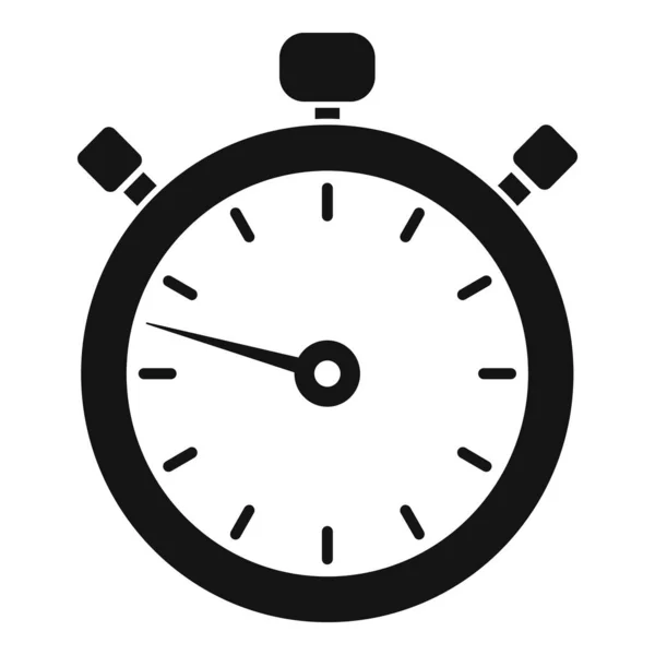 Stopwatch icon, simple style — Stock Vector