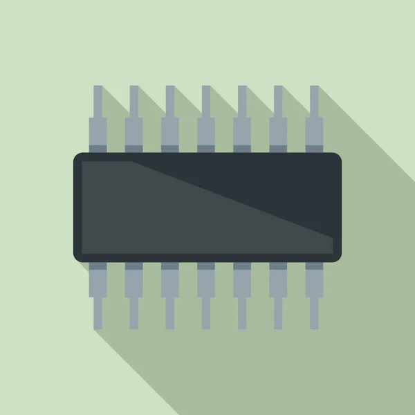 Phone transistor icon, flat style — Wektor stockowy