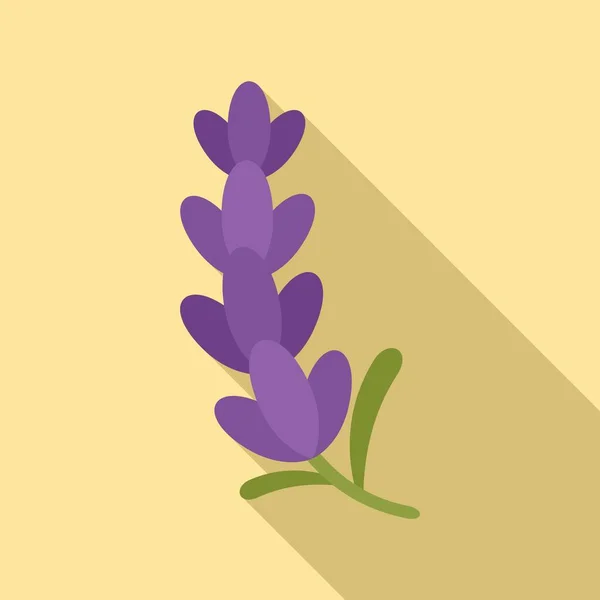 Aromatherapy lavender icon, flat style — Stock vektor