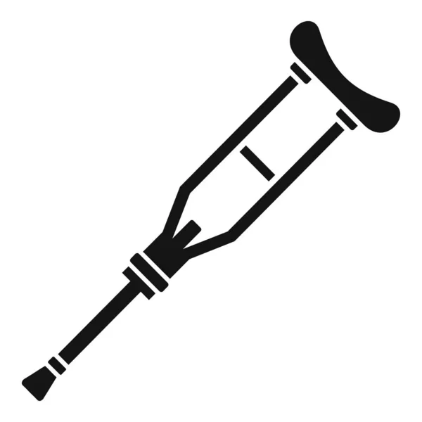 Crutch icon, simple style — Stock Vector