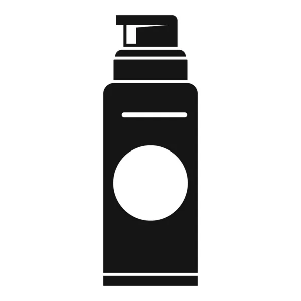 Borbély borotválkozás hab ikon, egyszerű stílus — Stock Vector
