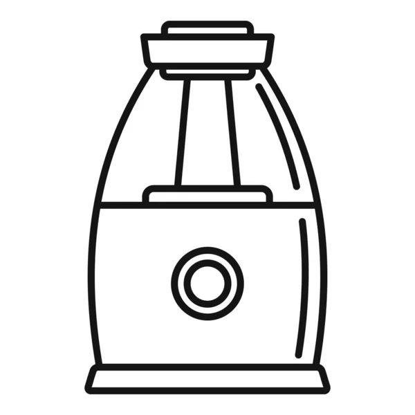 Icono del purificador de aire Comfort, estilo de contorno — Vector de stock