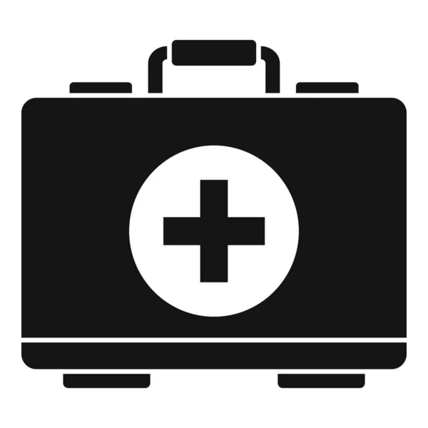 First aid kit icon, simple style — Stock Vector