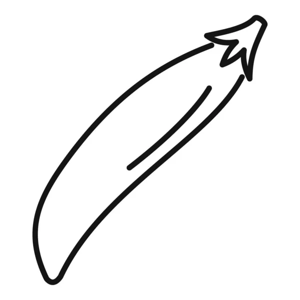 Färska ärtor ikon, dispositionsformat — Stock vektor