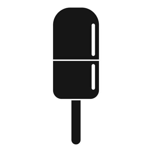 Ice cream summer beach icon, simple style — Stock Vector