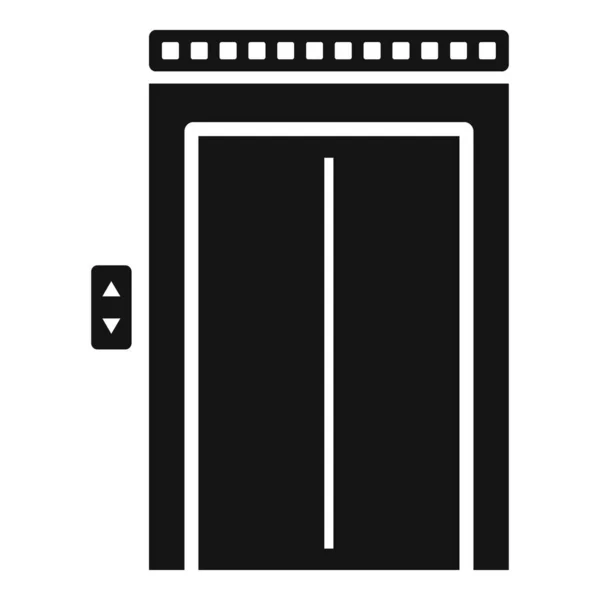 Kırık asansör simgesi, basit stil — Stok Vektör
