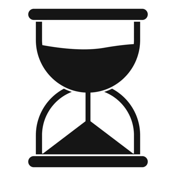 Icono de reloj de arena, estilo simple — Vector de stock