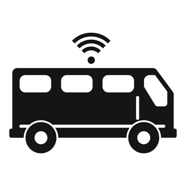 Icono de transporte Wifi, estilo simple — Vector de stock