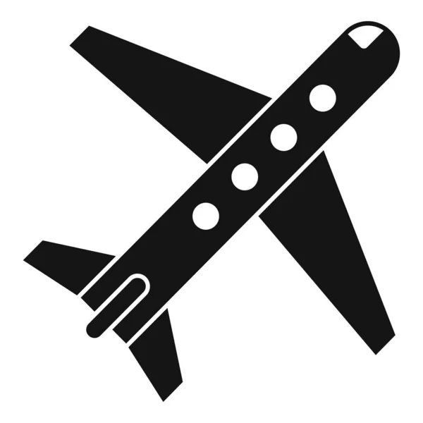 Ícone de transporte livre avião, estilo simples —  Vetores de Stock