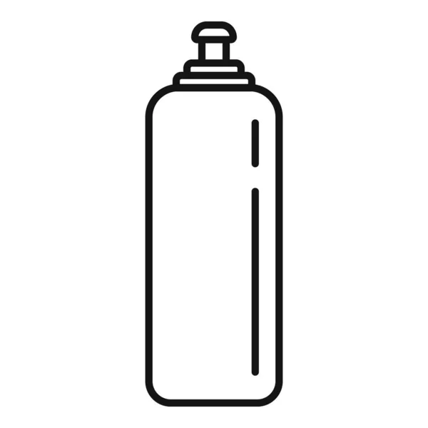 Ikona butelki wybielacza, styl konturu — Wektor stockowy