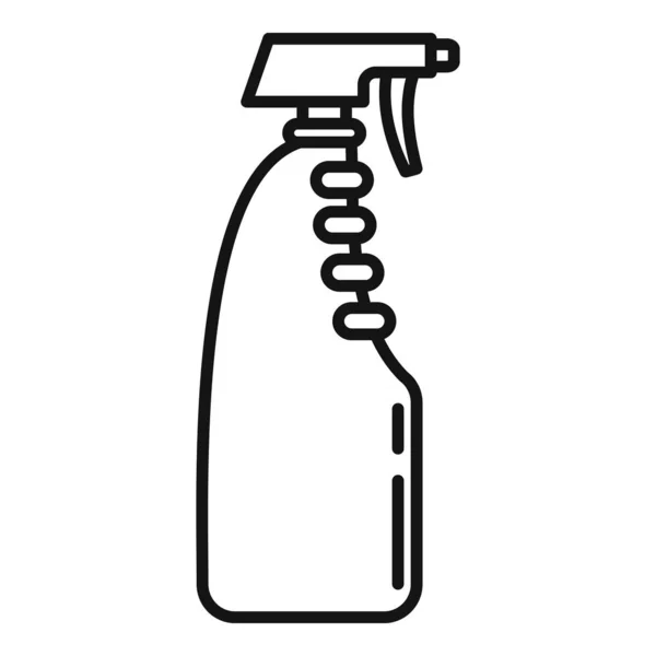 Icona spray detergente domestico, stile contorno — Vettoriale Stock