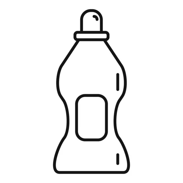 Gel detergente icona, stile contorno — Vettoriale Stock