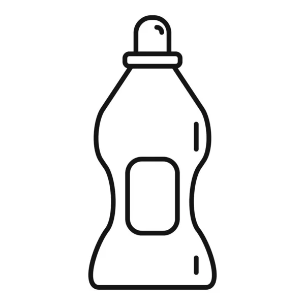 Gel schotel schoner pictogram, omtrek stijl — Stockvector