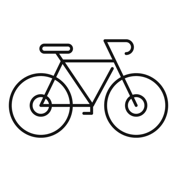 Cykel ikon, kontur stil — Stock vektor