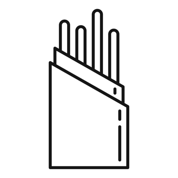 LWL-Symbol, Umrissstil — Stockvektor