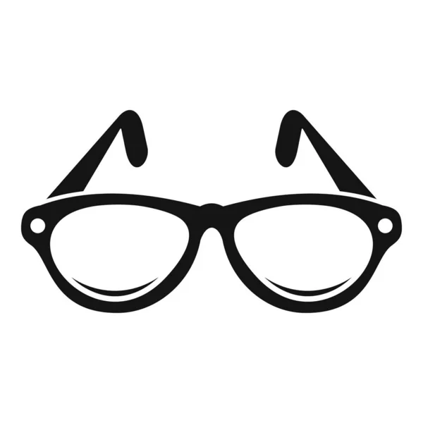 検査眼鏡のアイコン、シンプルなスタイル — ストックベクタ