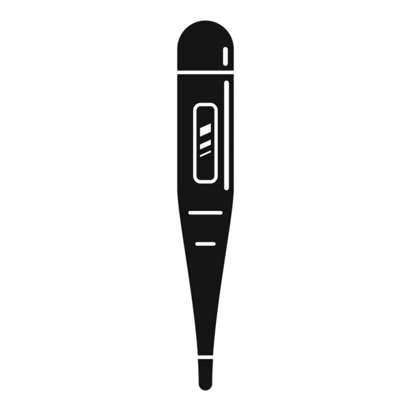 Elektronische thermometer icoon, eenvoudige stijl — Stockvector