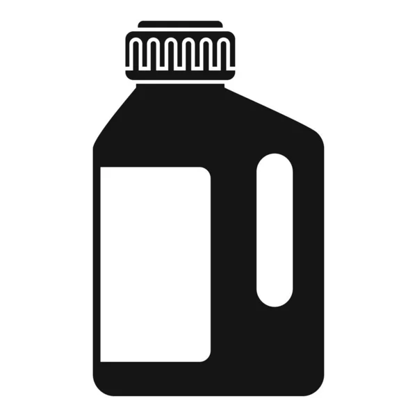 Temizleyici şişe simgesini basit bir şekilde korur — Stok Vektör