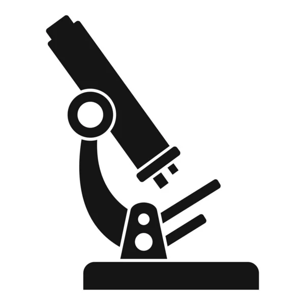 Blutmikroskop-Ikone, einfacher Stil — Stockvektor