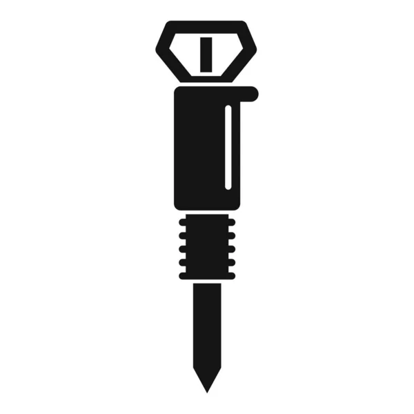 Icône Jack Hammer, style simple — Image vectorielle