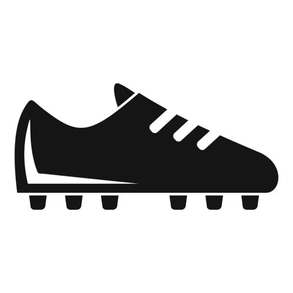 Icono del arranque del fútbol, estilo sencillo — Vector de stock