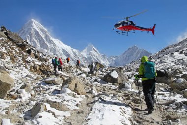 Grup dağcı Himalayalar