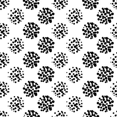 Elle çizilmiş seamless modeli üzerinde beyaz izole.