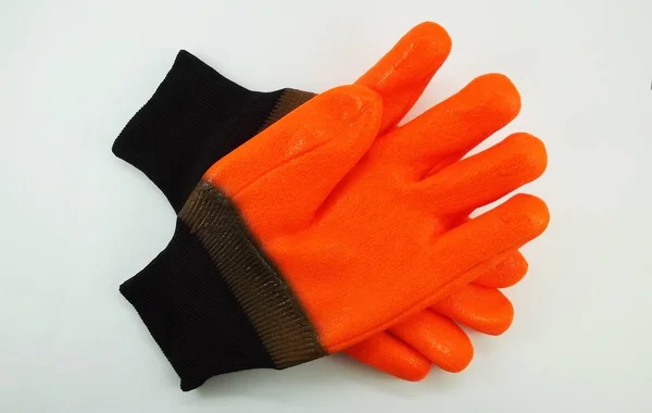 Arbets handskar gummerad. — Stockfoto