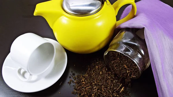 Brew Fresh Fragrant Tea Cup Tea Pleasure — Stock Photo, Image