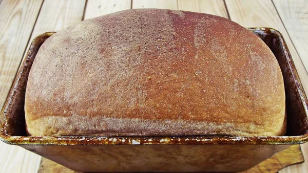 Zelfgebakken Brood Heerlijk Smaakvol Bakken — Stockfoto