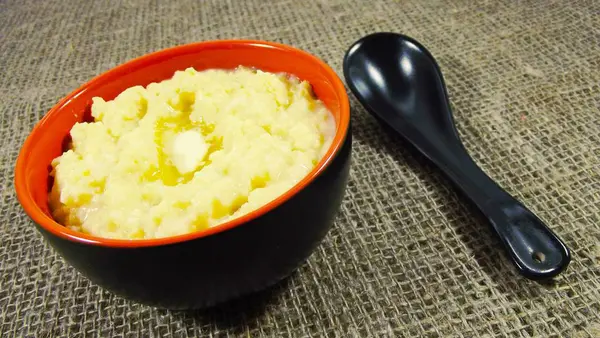 Porridge Miglio Delizioso Sano — Foto Stock