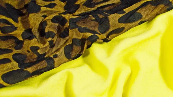 Belo Fundo Impressão Amarelo Leopardo — Fotografia de Stock
