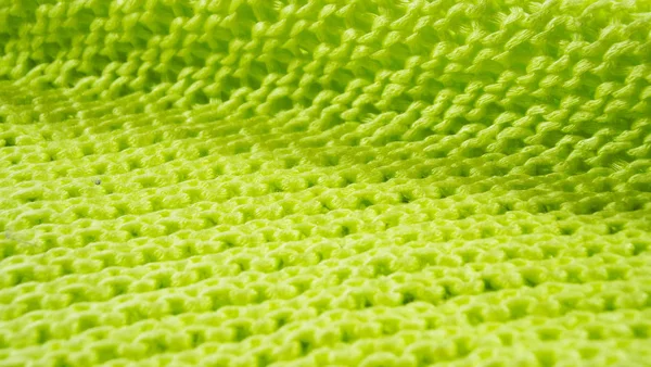 美しい背景の緑の糸をニット — ストック写真