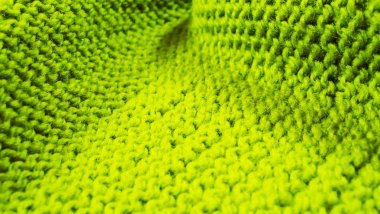 Güzel yeşil örme arka plan.