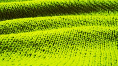 Güzel yeşil örme arka plan.