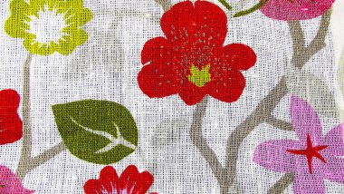 Açık renkli kumaş çiçek güzel arka plan.