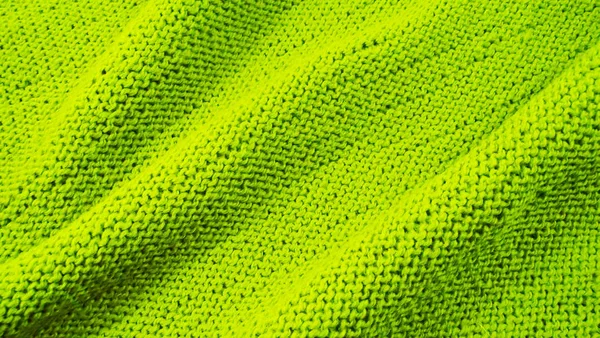 Beautiful Green Knitted Background — Stock Photo, Image